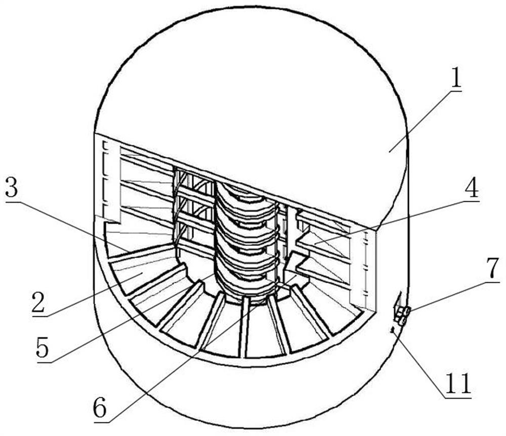 A file classification management device for automatic filing in chronological order