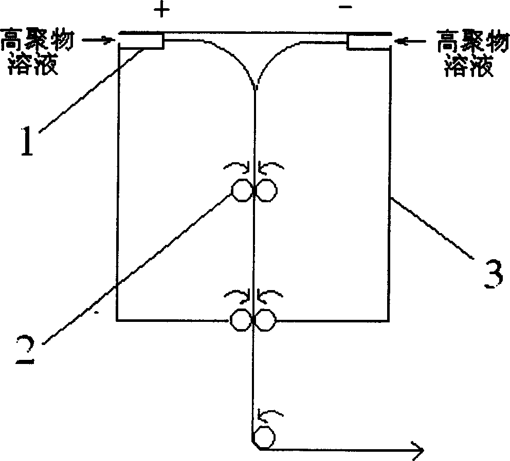 Method for preparing nano fiber endless tow