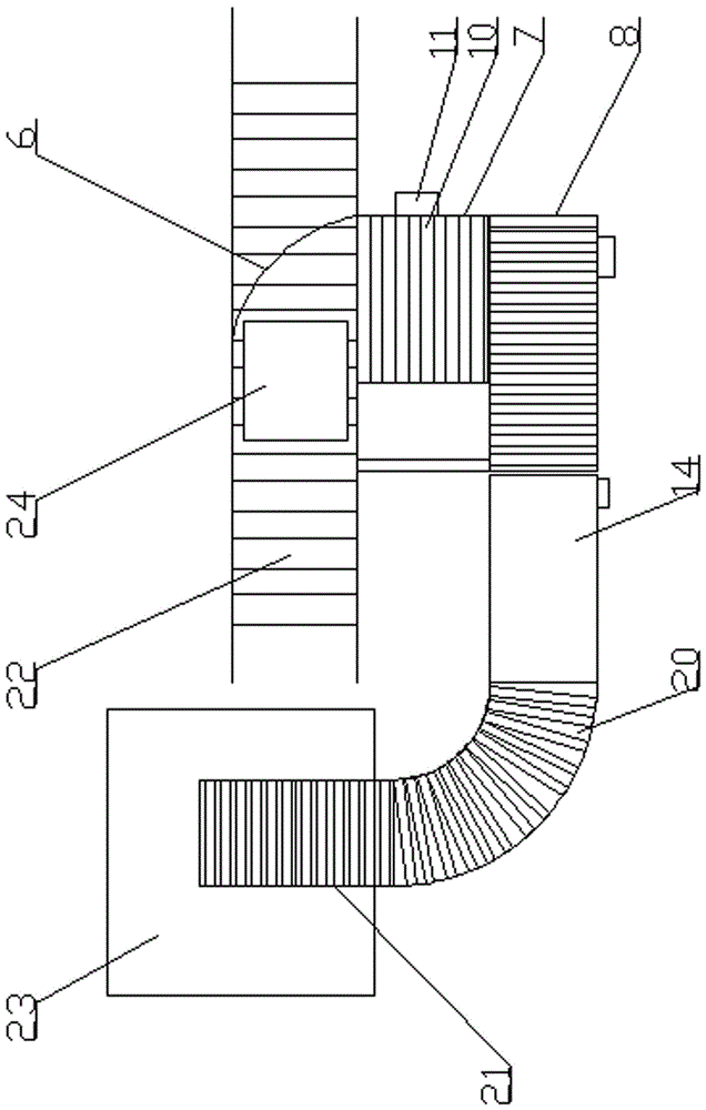 Edible fungi cultivation basket transferring and conveying device