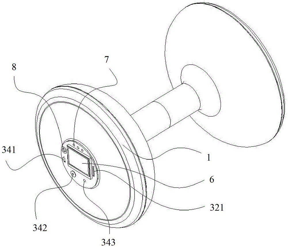 Digital inertia dumbbell capable of measuring motion parameters