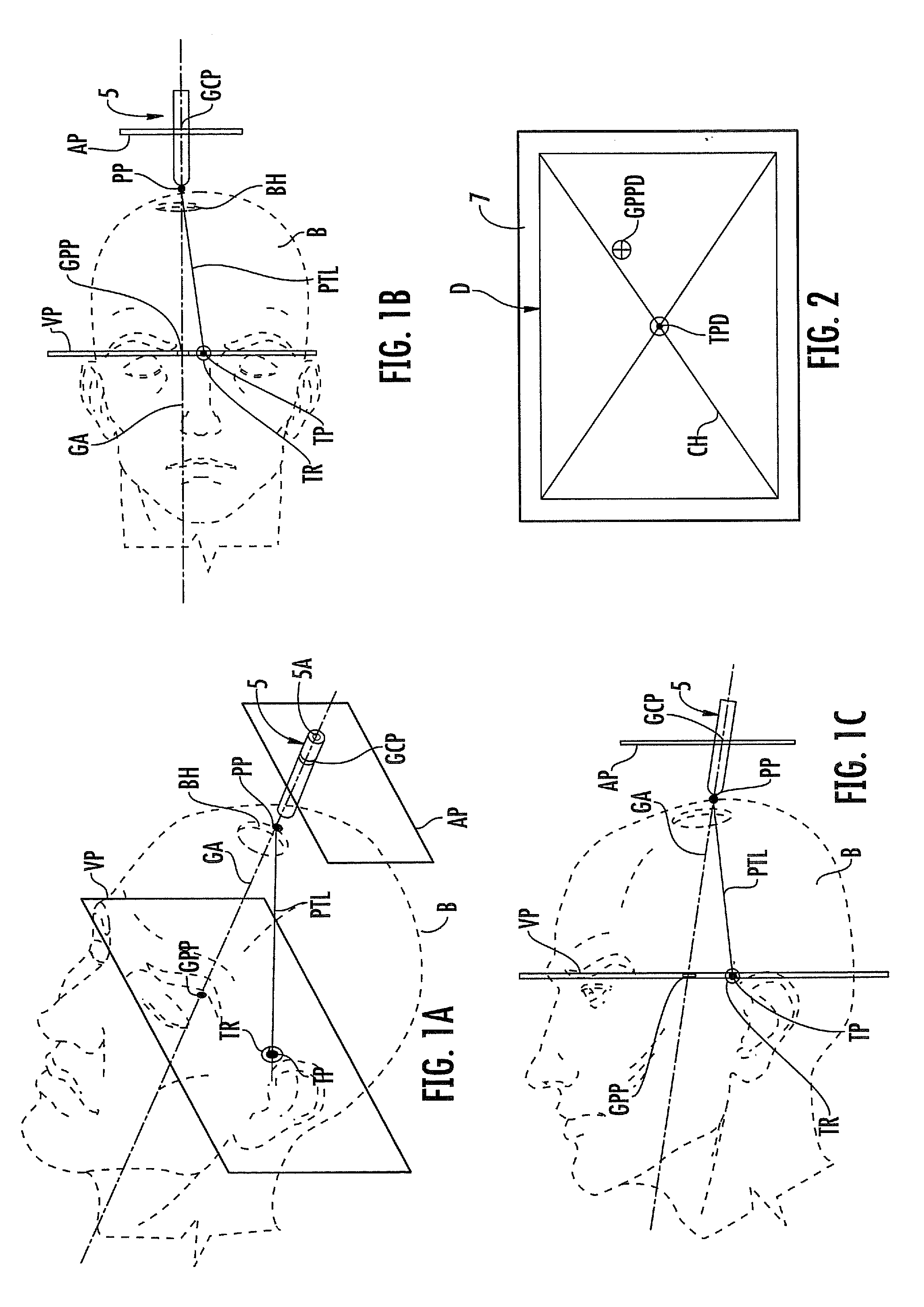 Methods, systems and computer program products for positioning a guidance apparatus relative to a patient