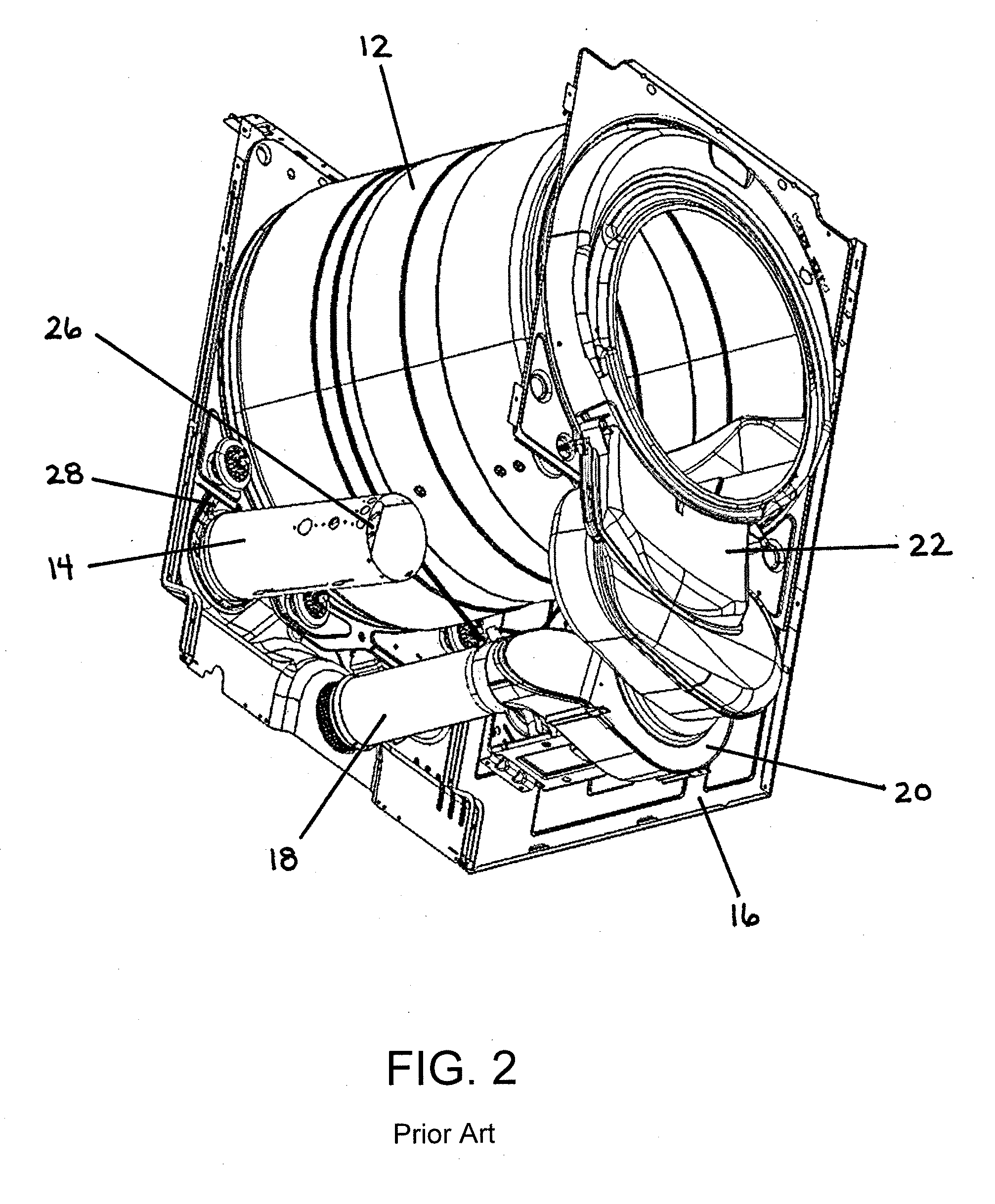 Dryer with Air Recirculation Subassembly