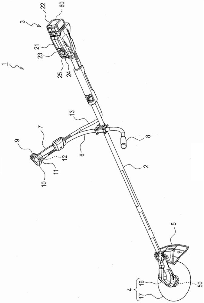 Power-driven tool and battery pack