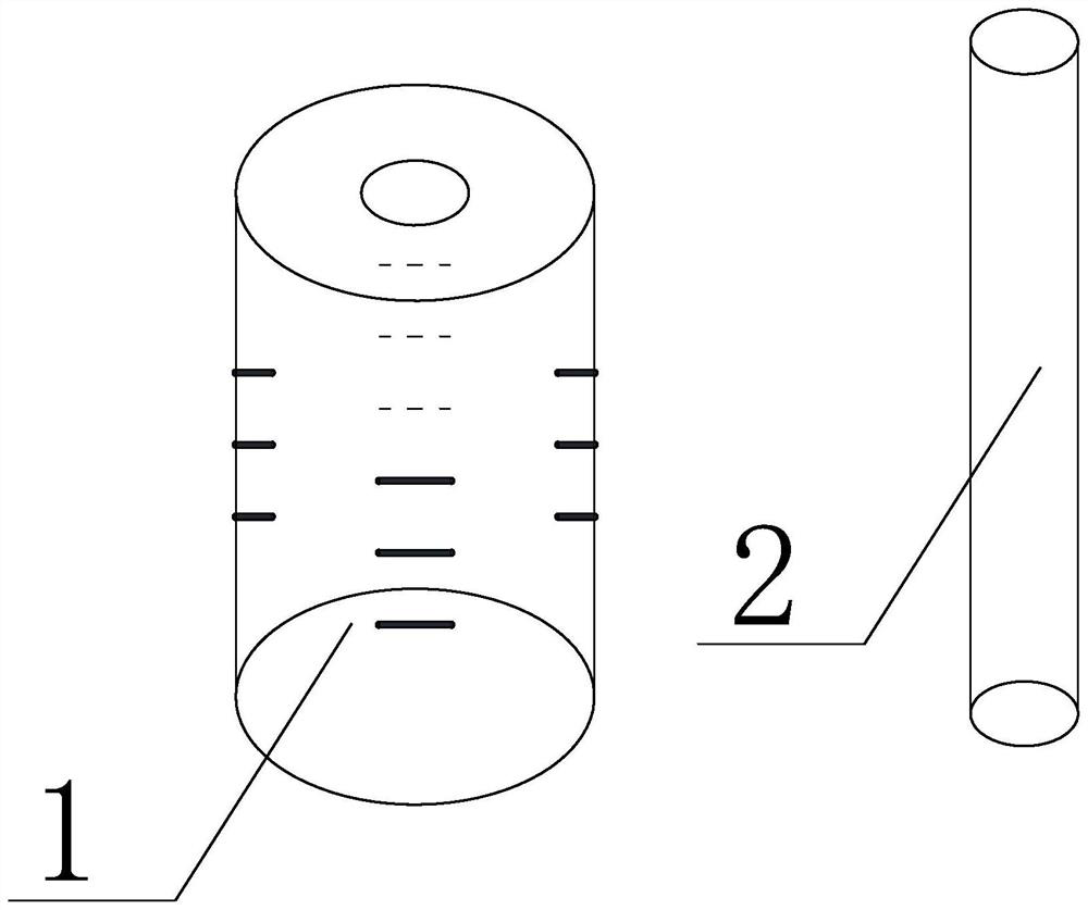 Shaft fissure-type grouting curtain excavation and unloading similar simulation test system and method