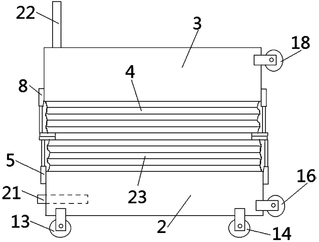 A luggage case structure