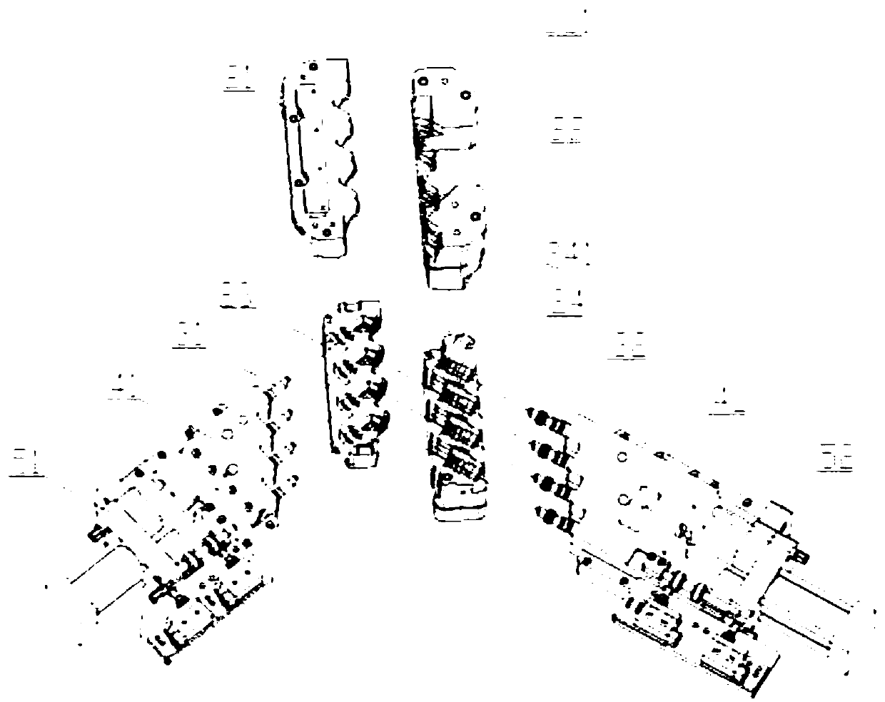 A kind of l-shaped nozzle mold