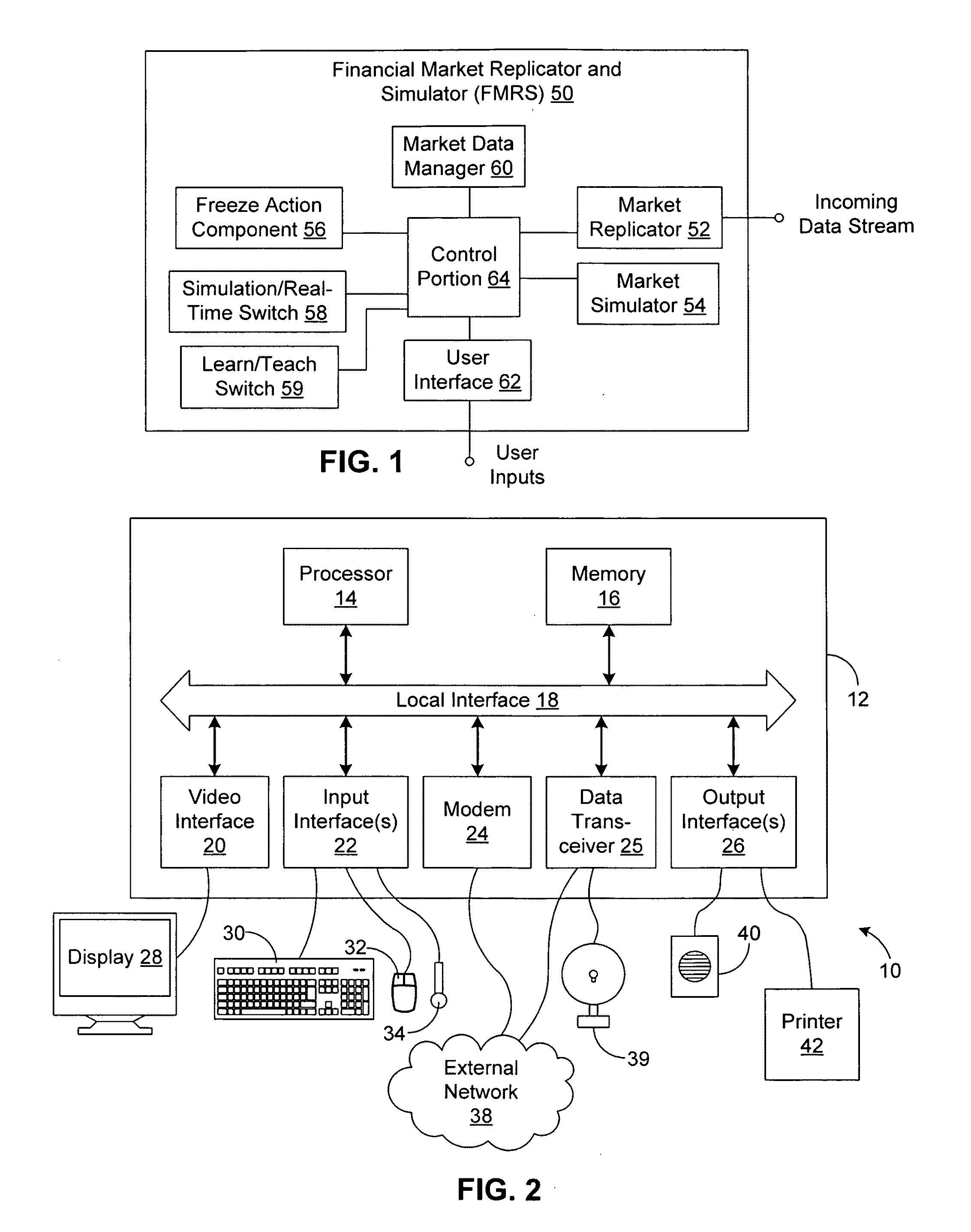 Financial market replicator and simulator