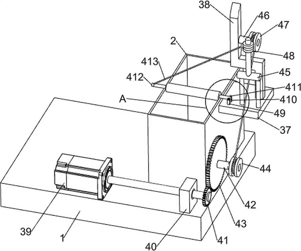 Water transfer printing device for wooden stair railing fixing pile