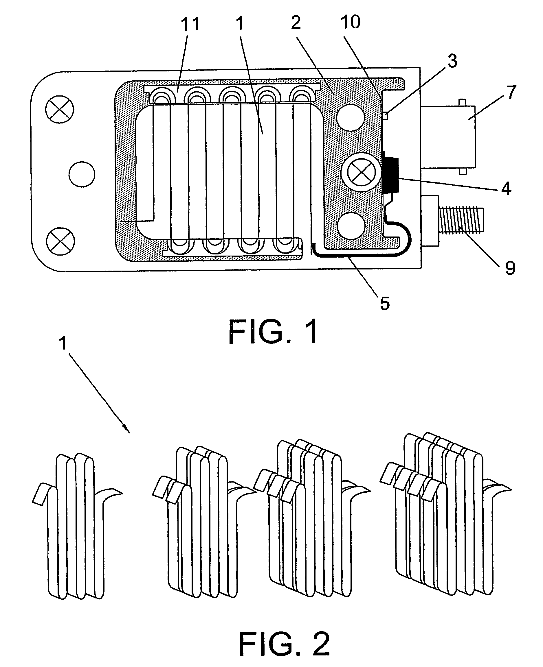 Module for heating the intake gases of an internal combustion engine incorporating electronic temperature control