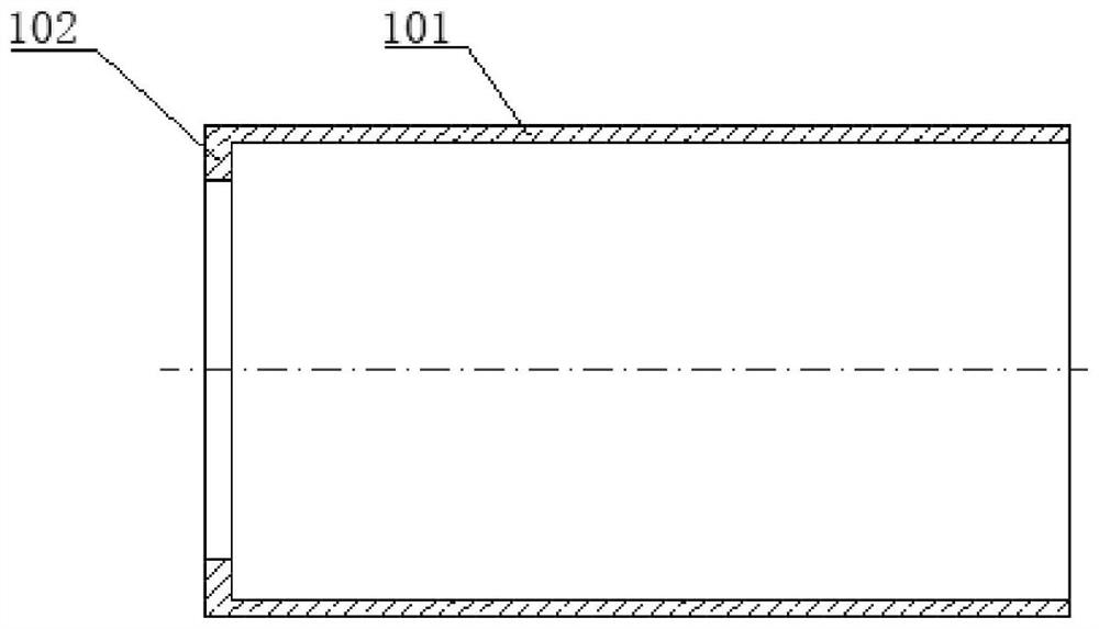 Glass tube necking and inversion flange and its manufacturing method and equipment