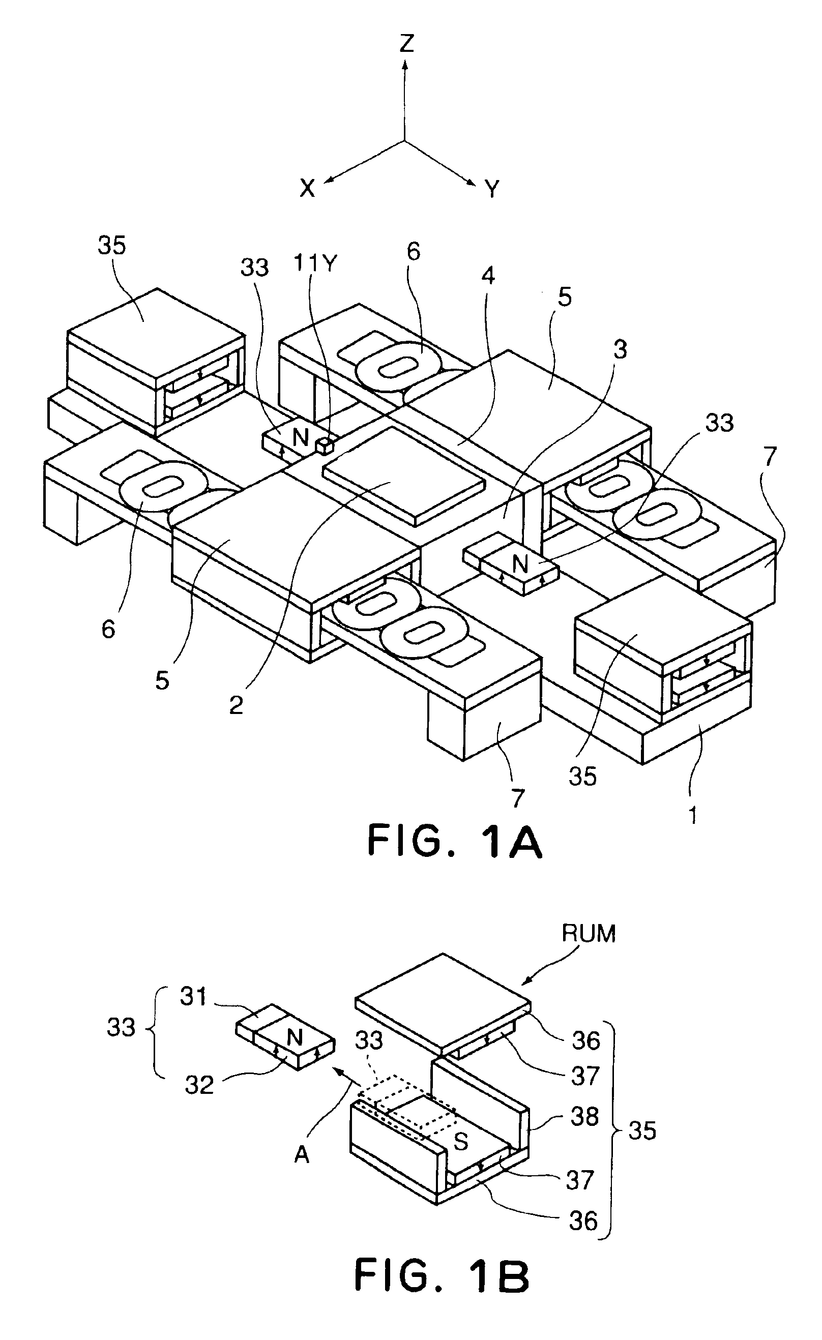 Moving stage device in exposure apparatus