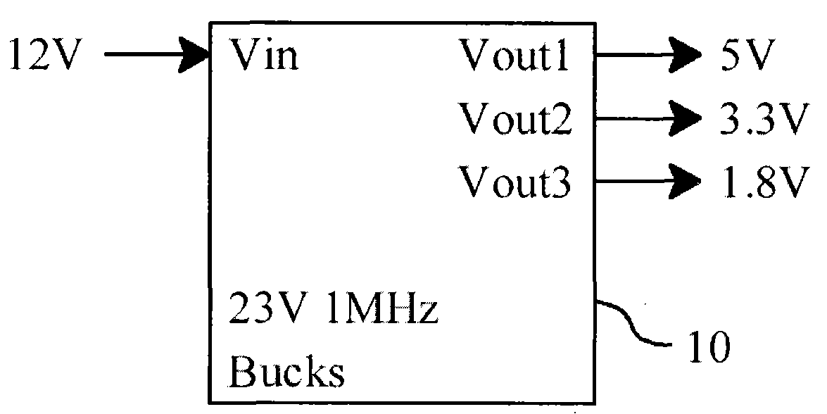 Buck power converter capable of improving interactive interference and method thereof