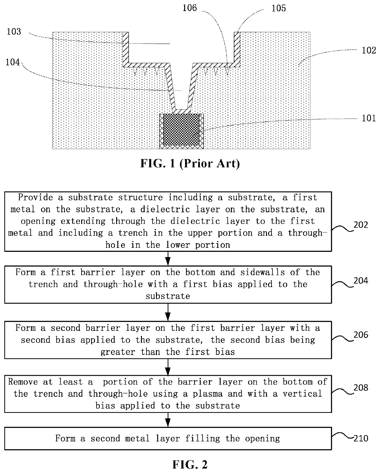 Method for reducing via RC delay