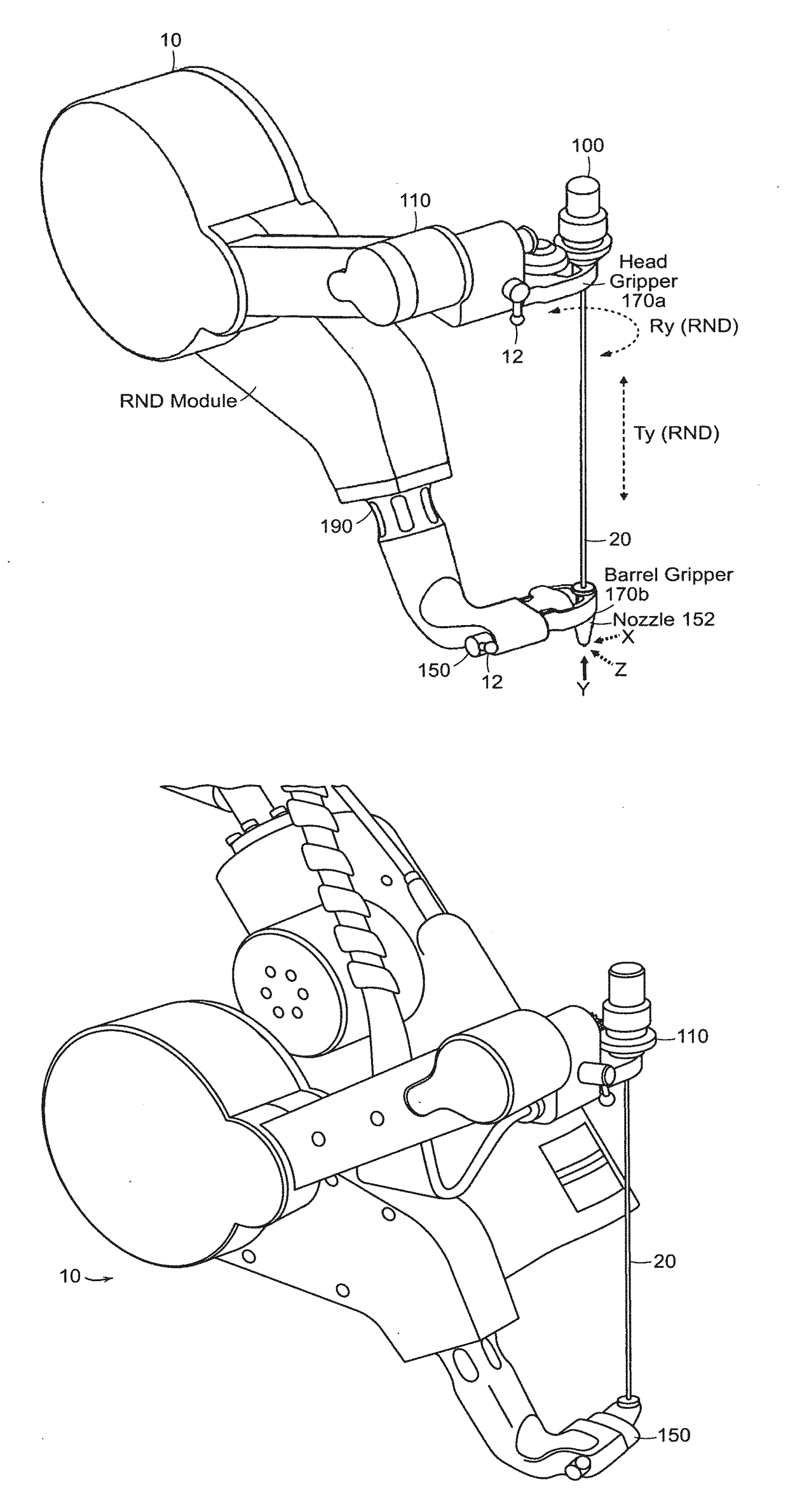 Rotating needle driver and apparatuses and methods related thereto