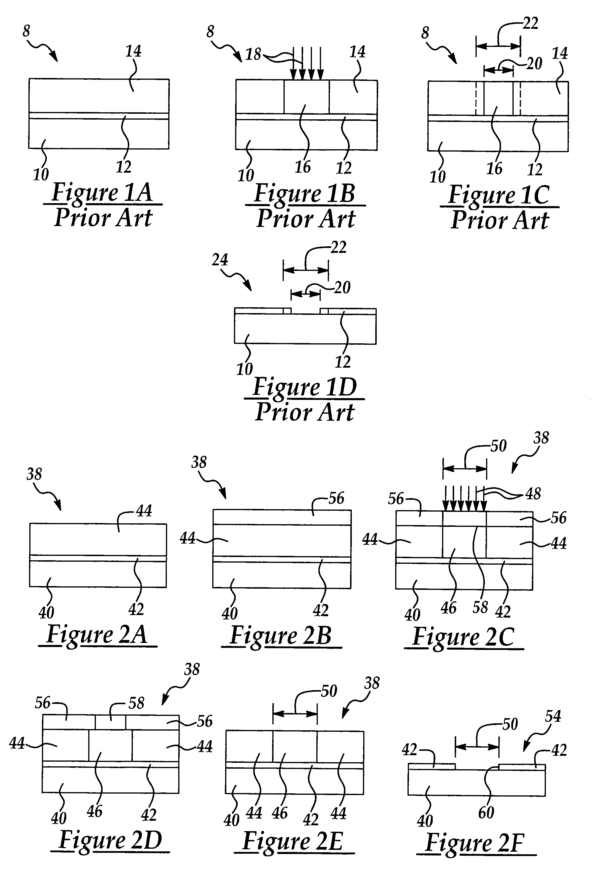 Composite layer method for minimizing PED effect