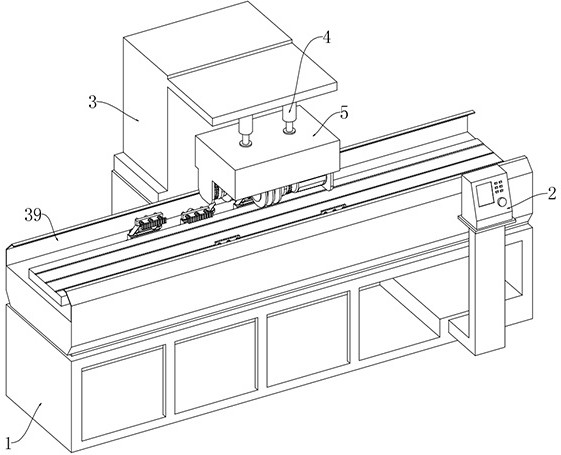 A mechanical rack processing and manufacturing equipment