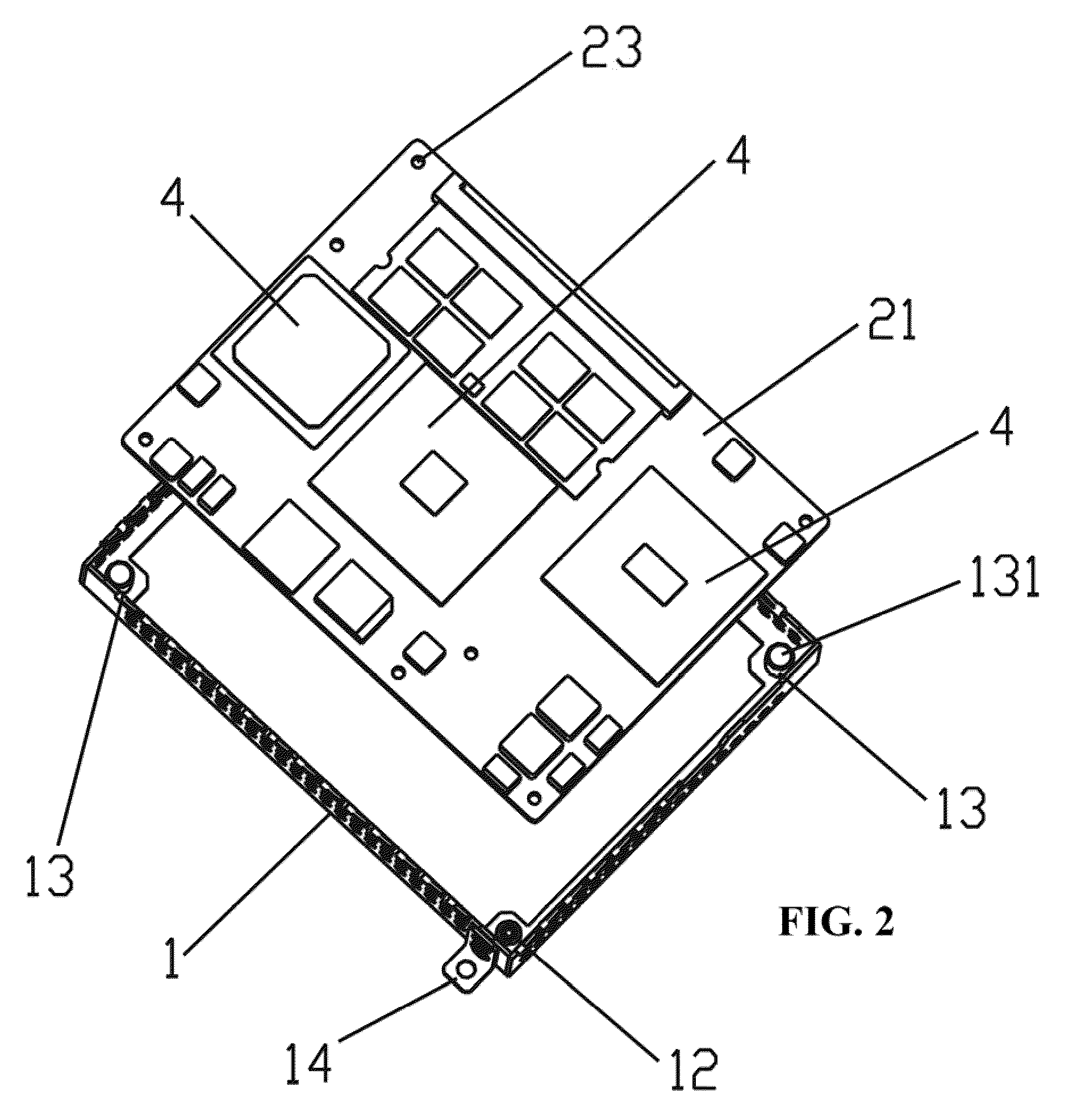 Shielded and insulated heat removing system
