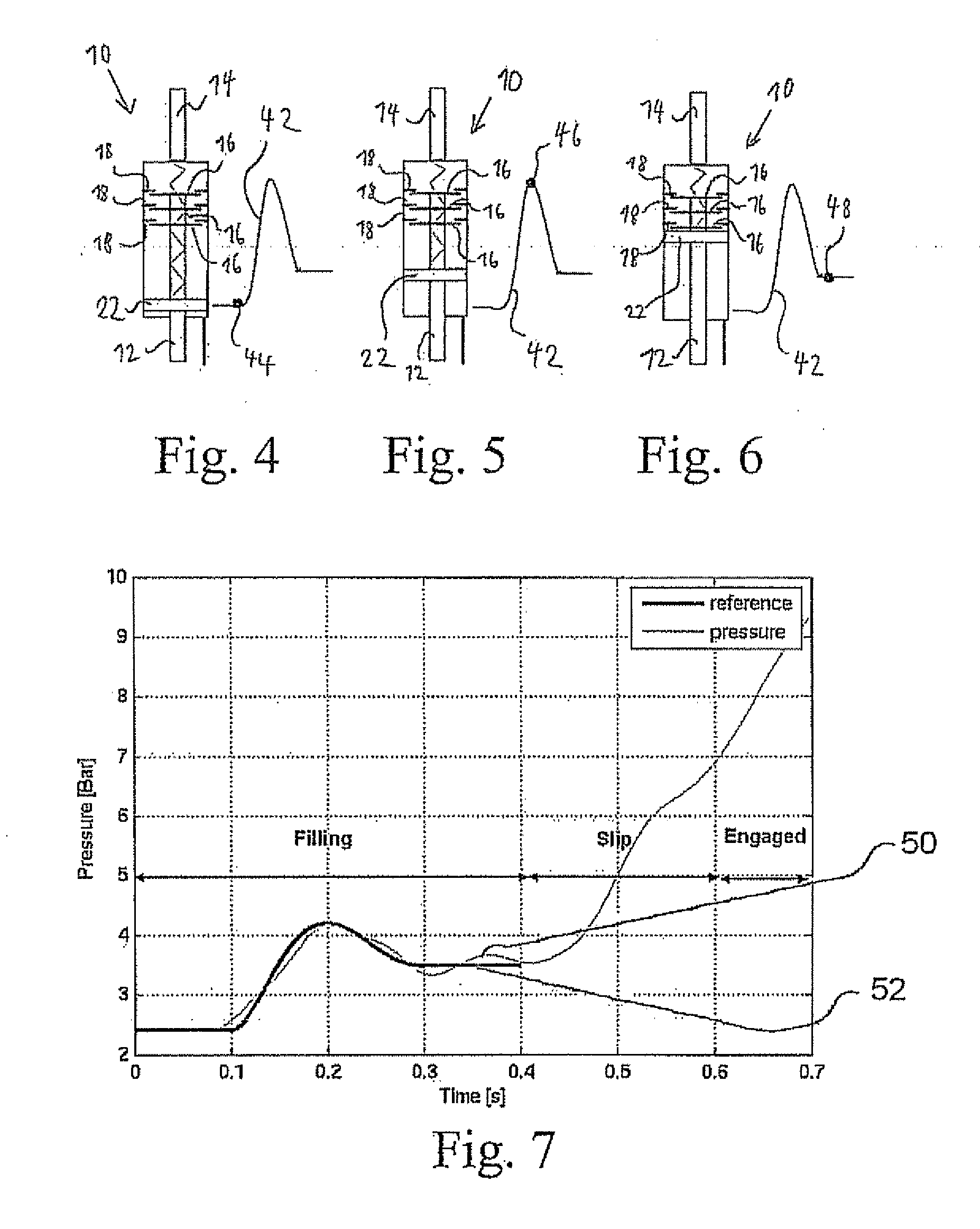 Method for controlling a torque transmitting device with learning function