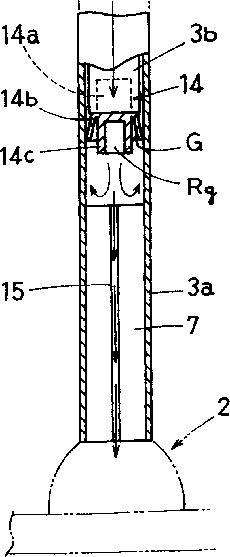 Cushioning device of support column on infusion stand