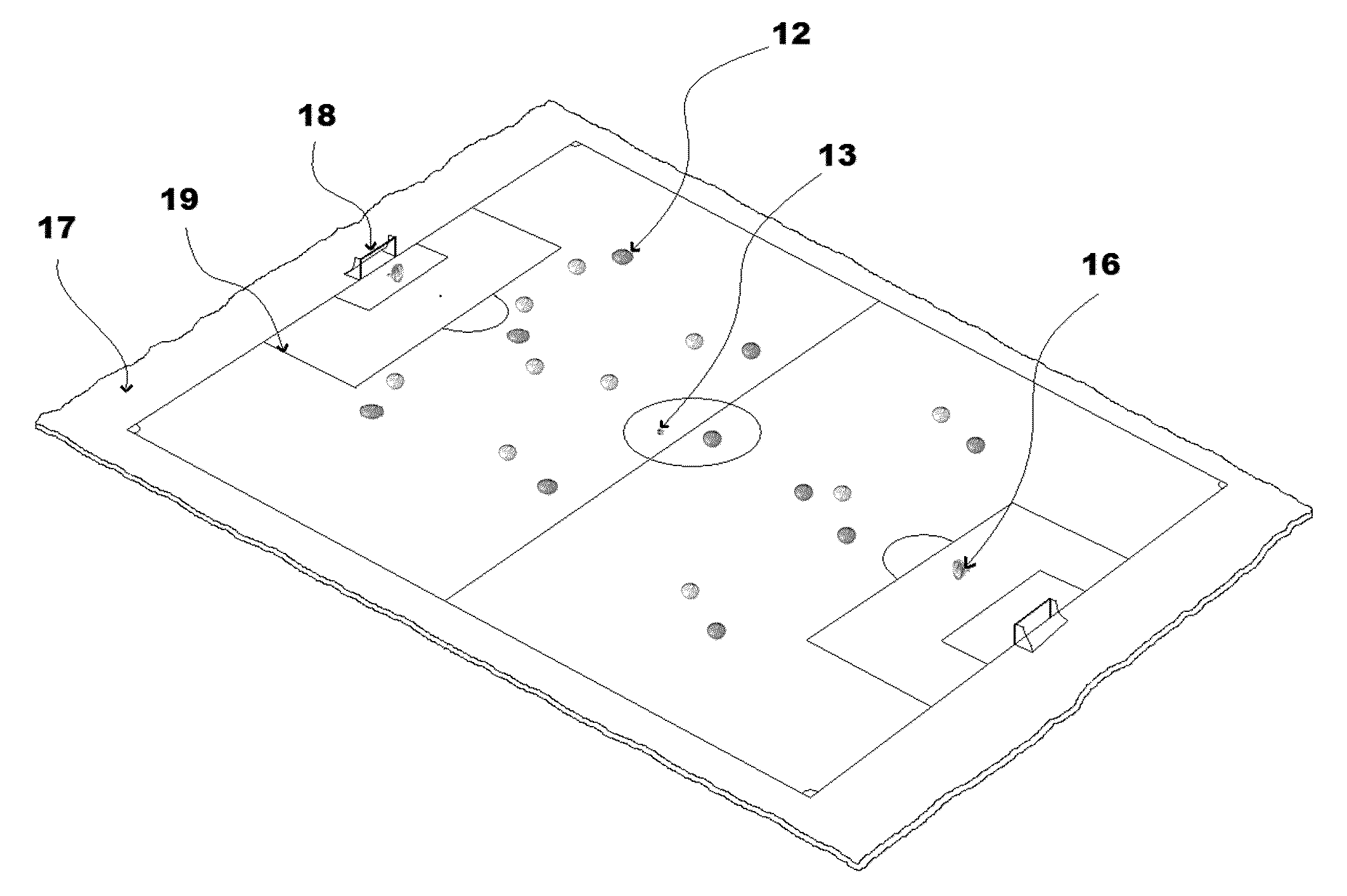 Simulating sports board game using bottle caps