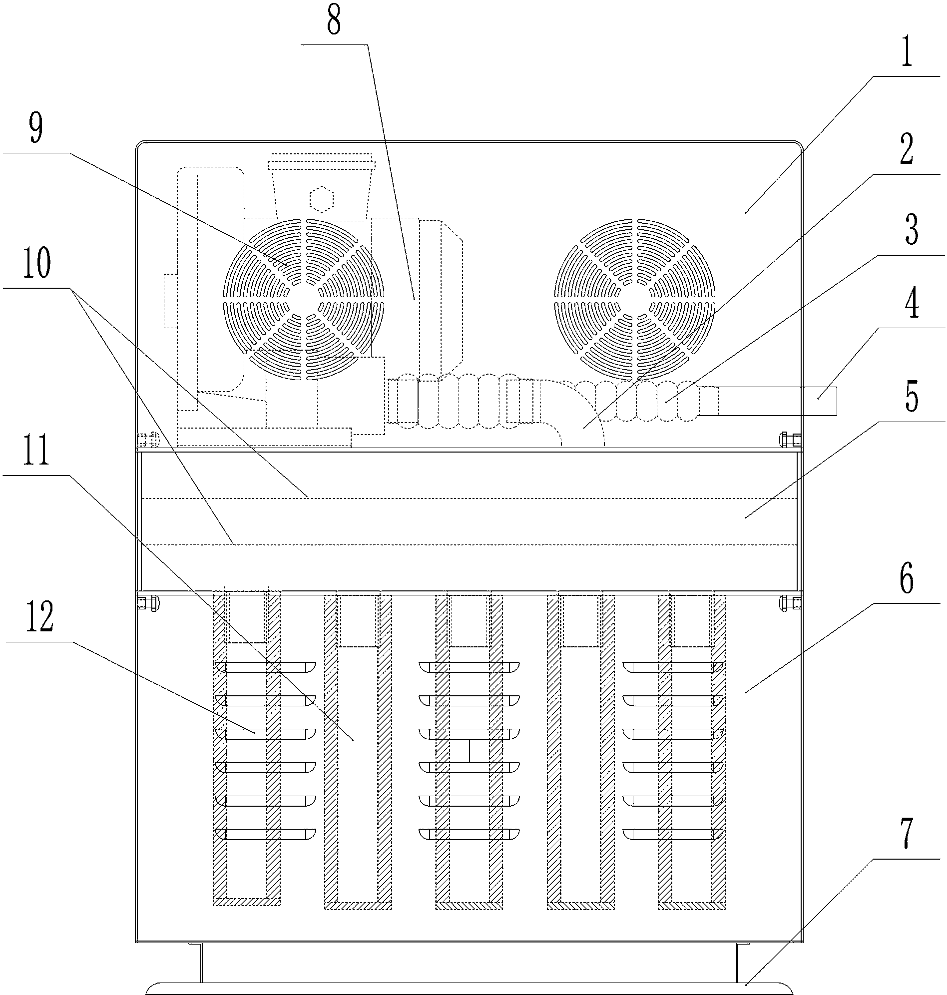 Split-type air purifier