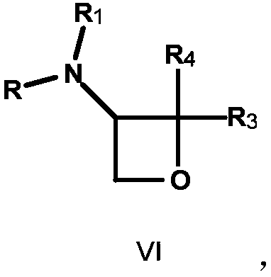 3-amino-oxetane derivative as well as preparation method and application thereof