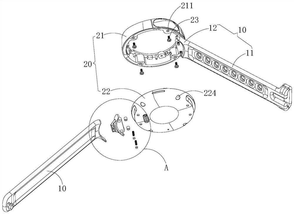 Connecting structure and watch