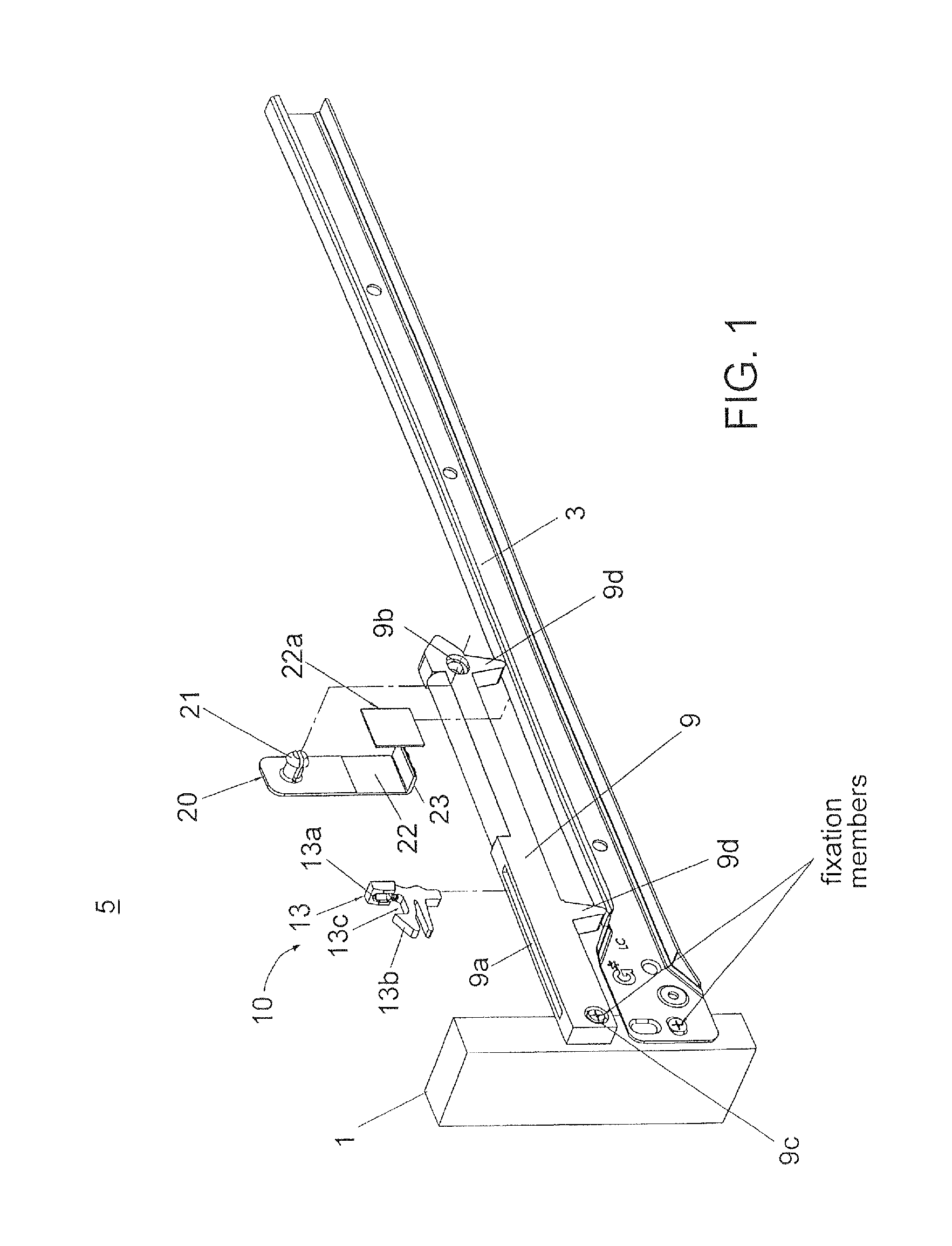 Control mechanism for drawer slide assembly