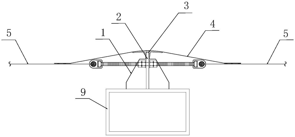 The construction method of the waterproof cover in the transition area of ​​ptfe membrane roof