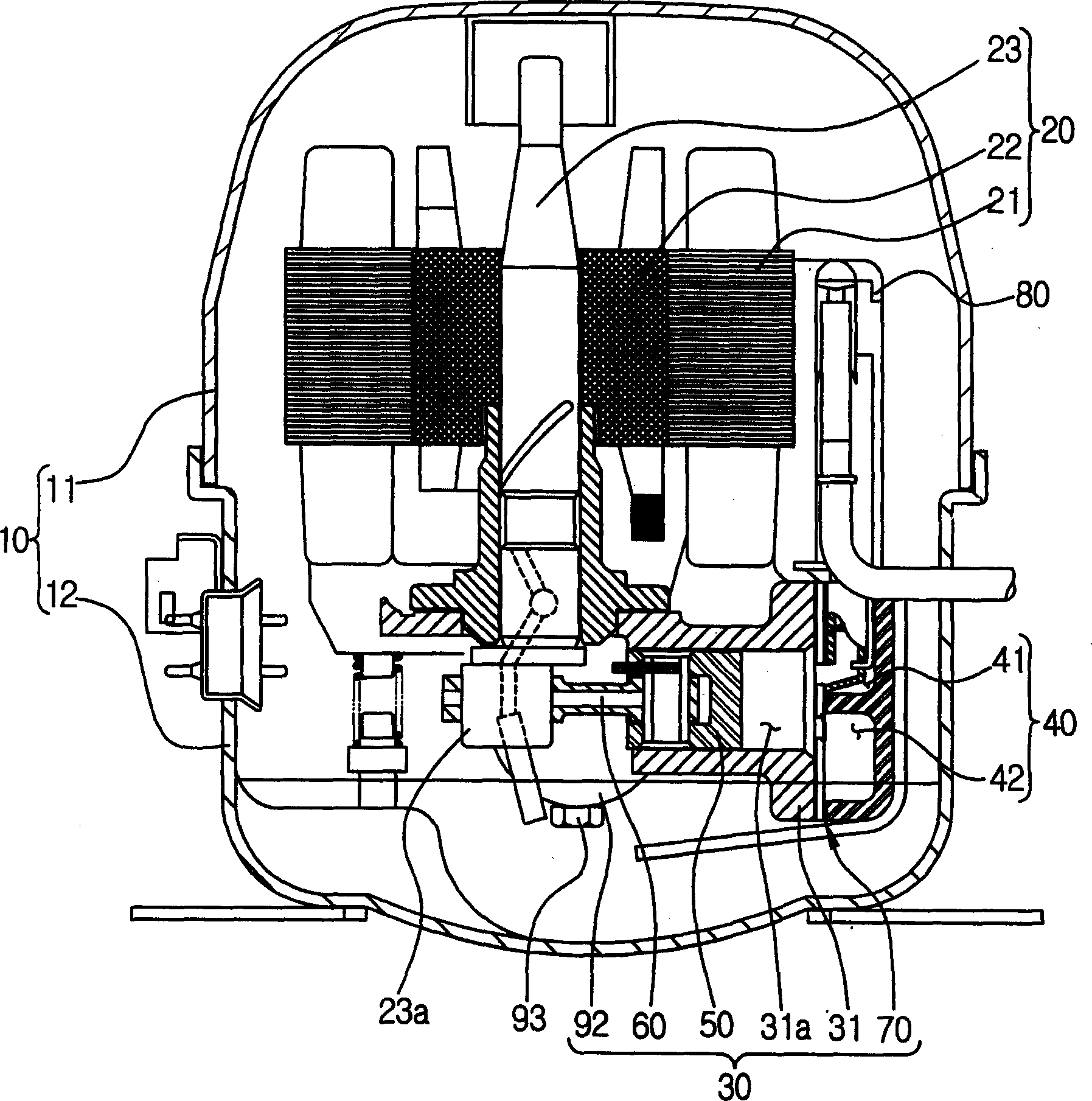 Joint structure for refrigerant discharge tubes used in hermetic compressors