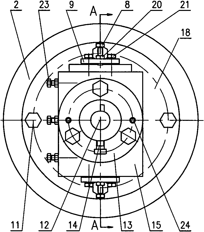 Radial feed mechanism