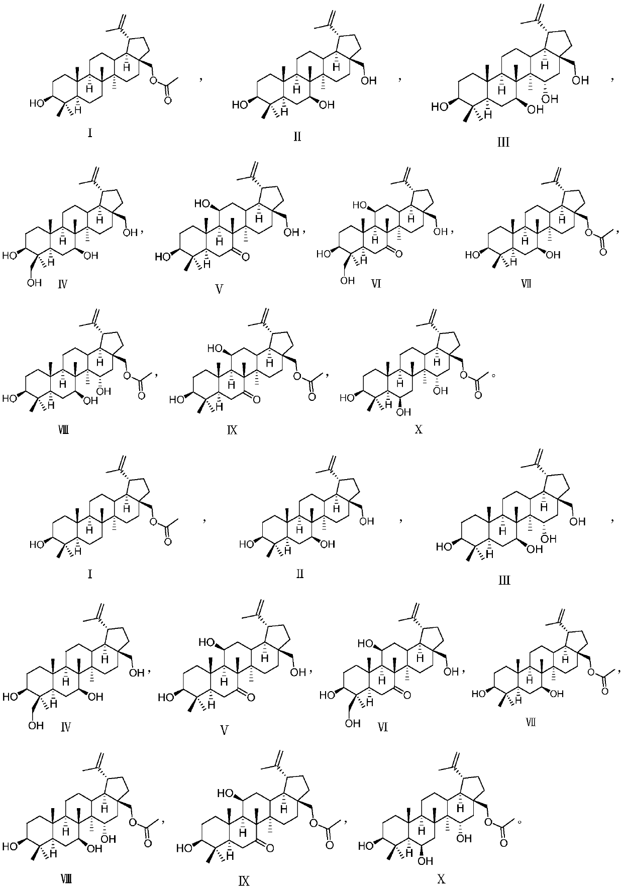 Novel application of betulin derivatives in preparation of drugs for repairing nerve injury