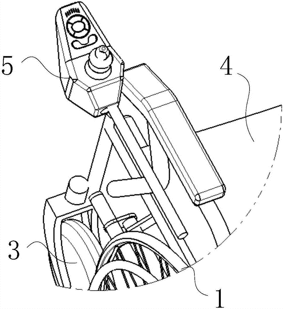 Wheelchair based on gyroscope and control method of wheelchair