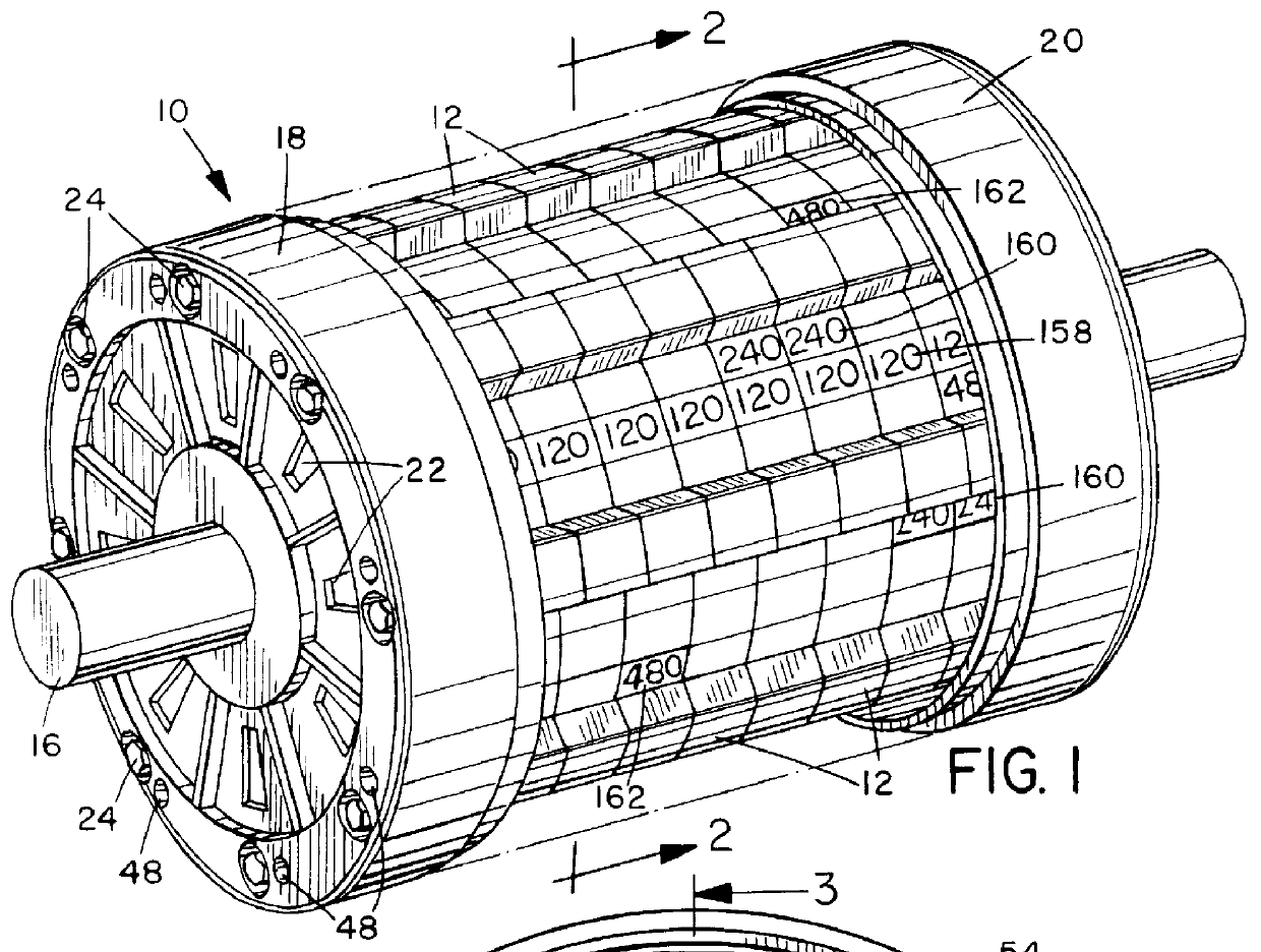 Motor generator including interconnected stators and stator laminations