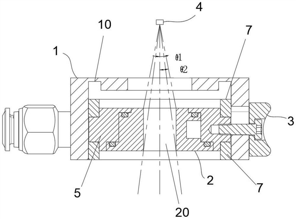 Stray light absorption device