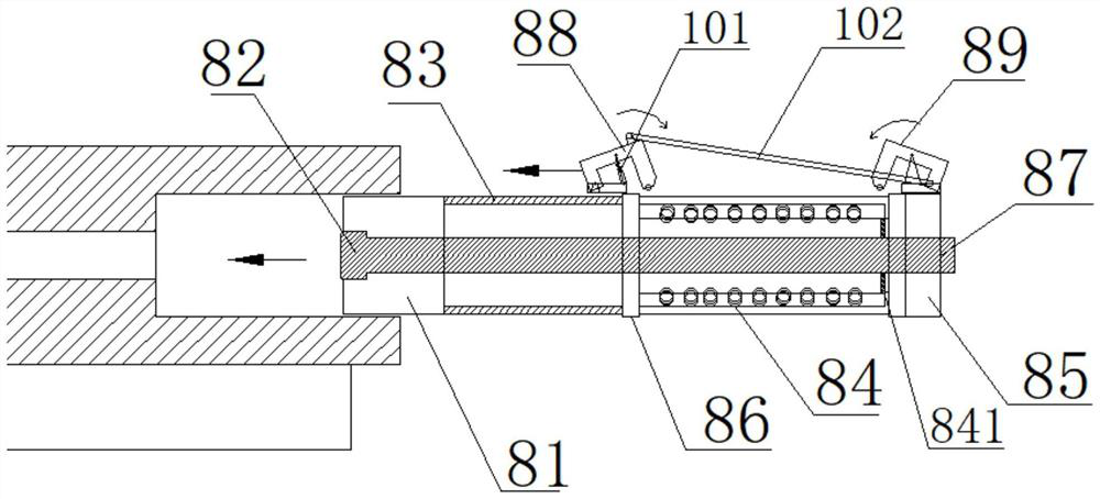 Thin-wall shielding cover die-casting die structure and die-casting method