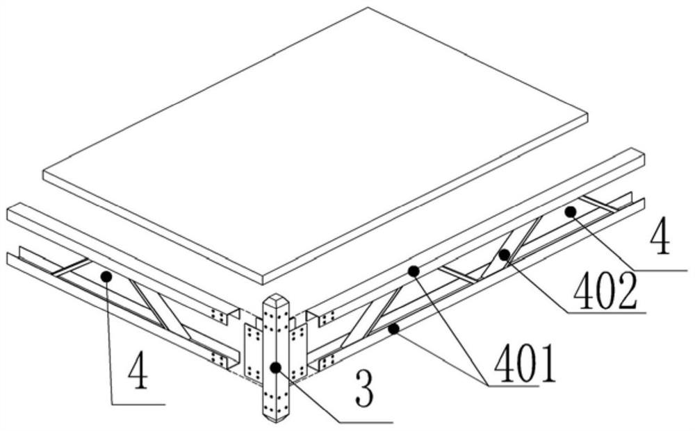 Socket type plate column assembly structure and installation method thereof