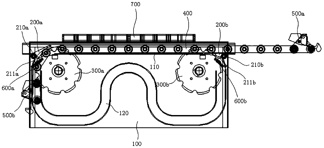 Bidirectional push-pull trolley for pusher furnace