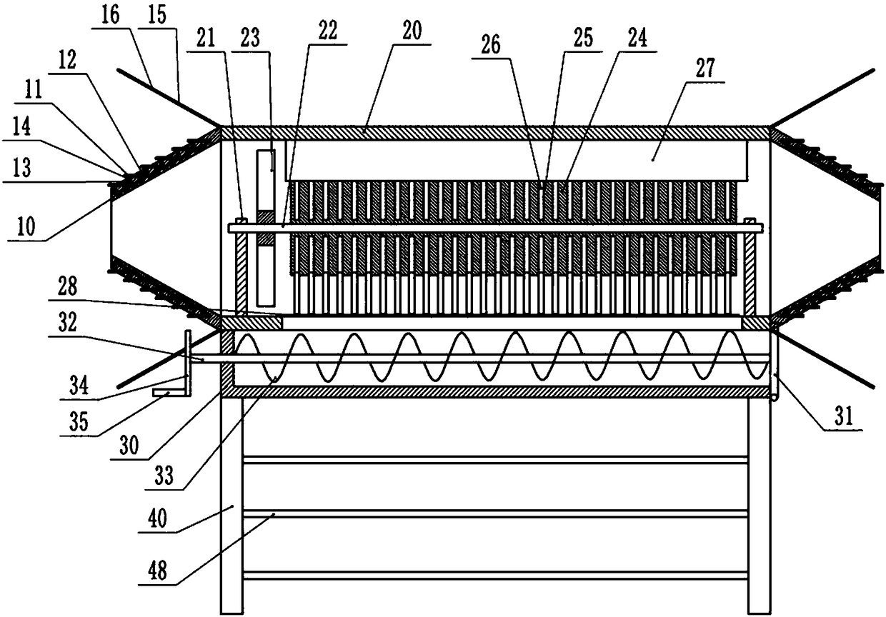 Flue gas exhaust pipe and pipeline support