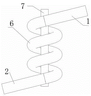 Specified spiral photocatalysis sewage treatment equipment