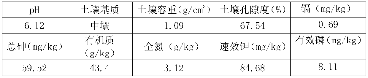 Soil conditioner for repairing cadmium-arsenic compound polluted farmland and preparation method thereof