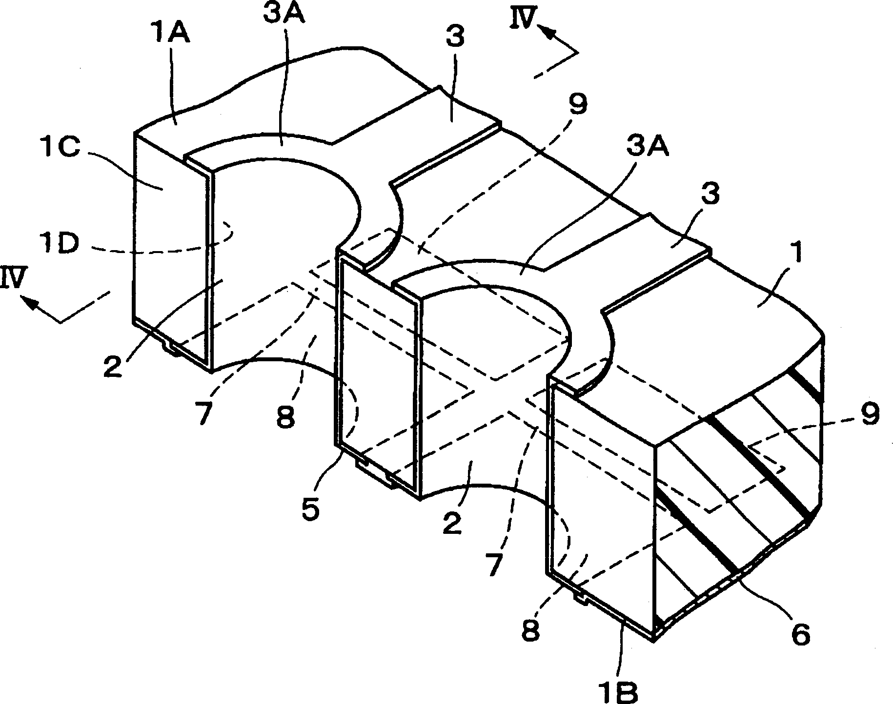 Circuit board device and its mounting method