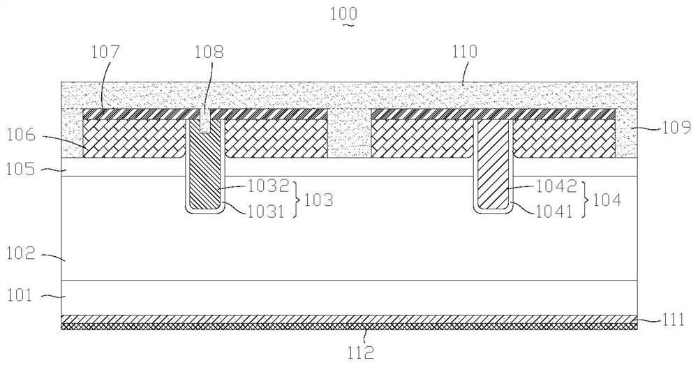 Cell structure of trench gate IGBT, preparation method thereof, and trench gate IGBT