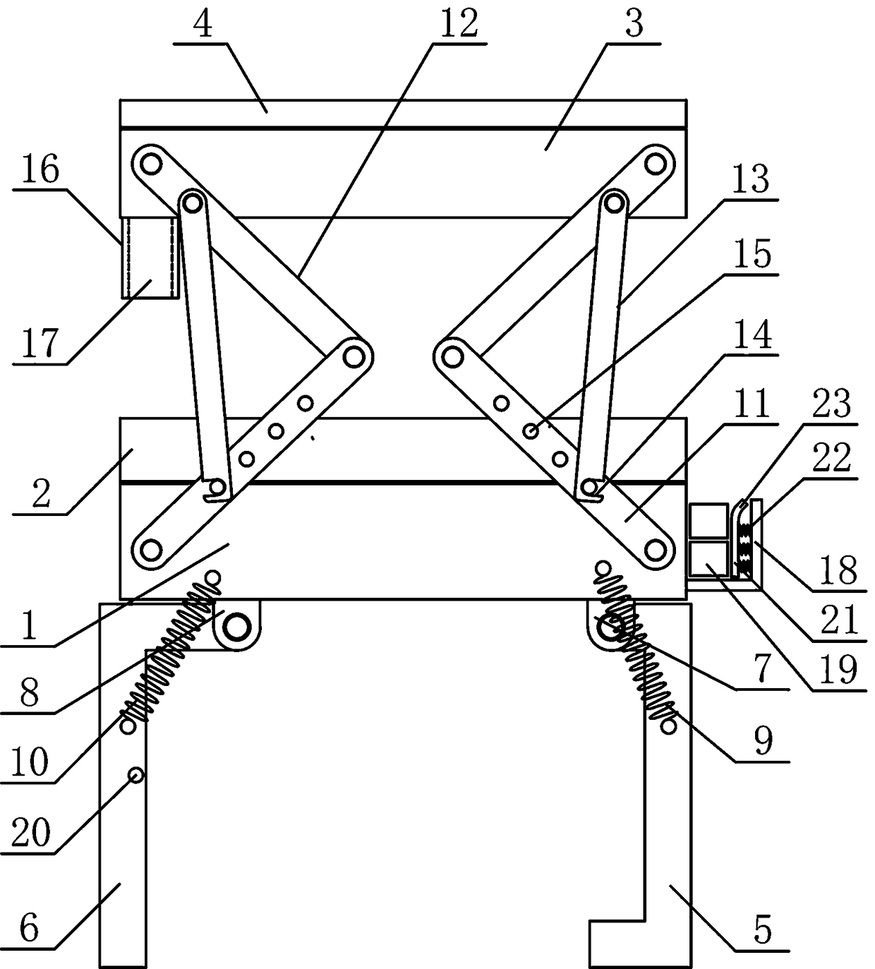 Aluminum alloy folding stool