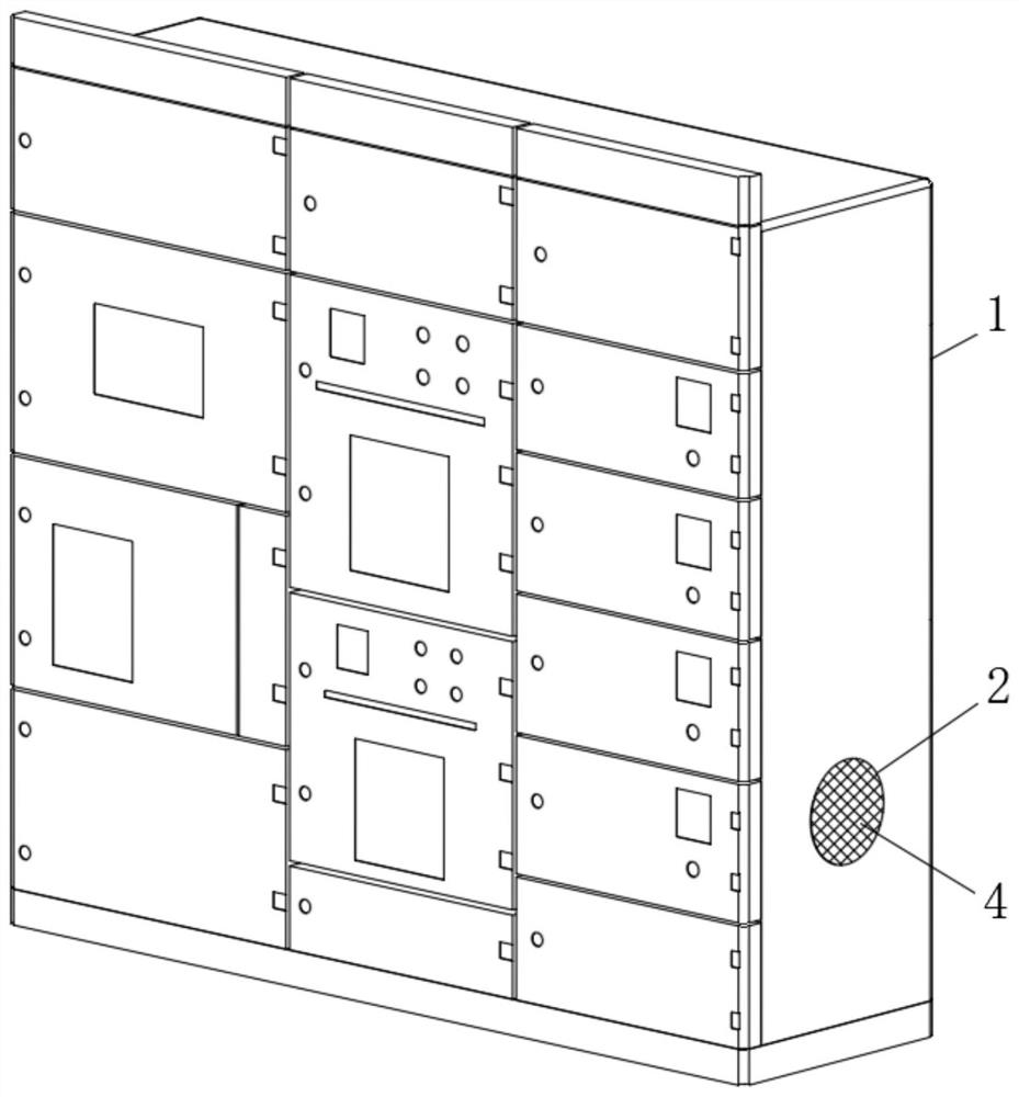 Fixed armored drawer type vacuum high-voltage switch cabinet