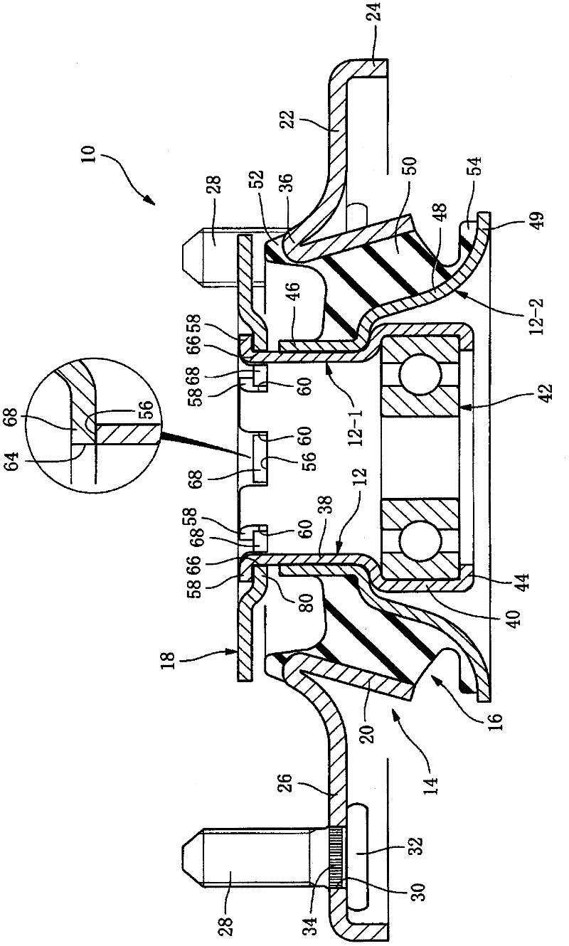 Upper bracket and manufacturing method thereof