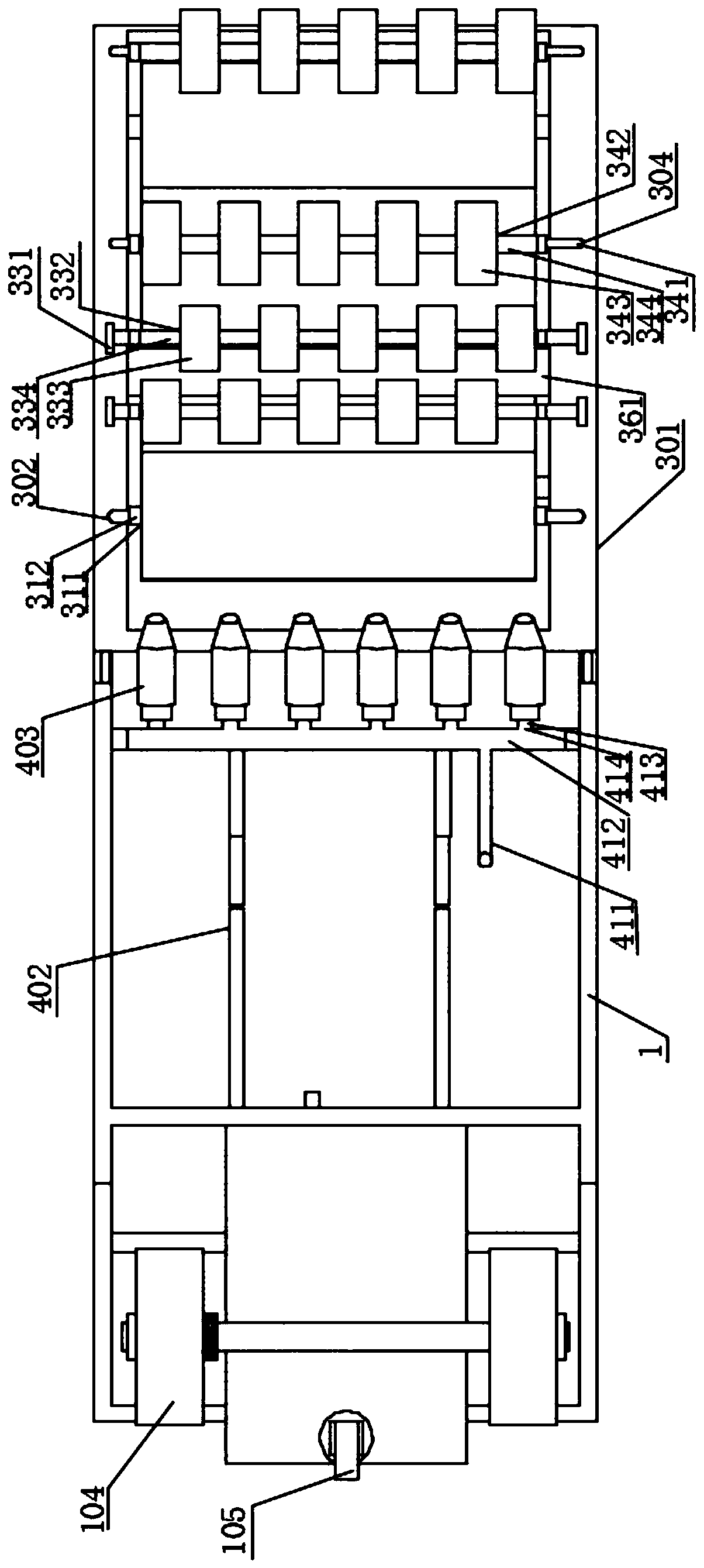 A small coil automatic spreading vehicle and a coil spreading method