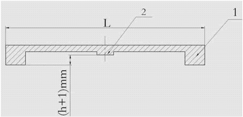 Tool and method for inspecting size of jointed board in sleeper steel mold