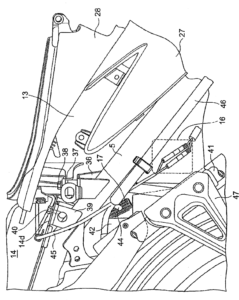 State display device of vehicle