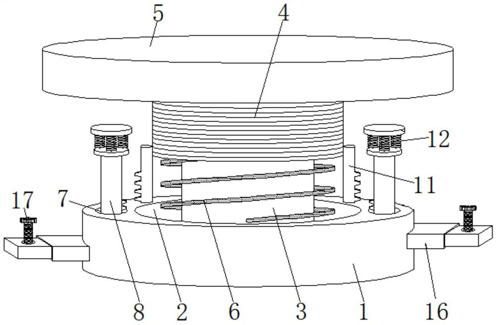 Pressure-resistant buffering steel formwork mechanism for roads and bridges and buffering method thereof